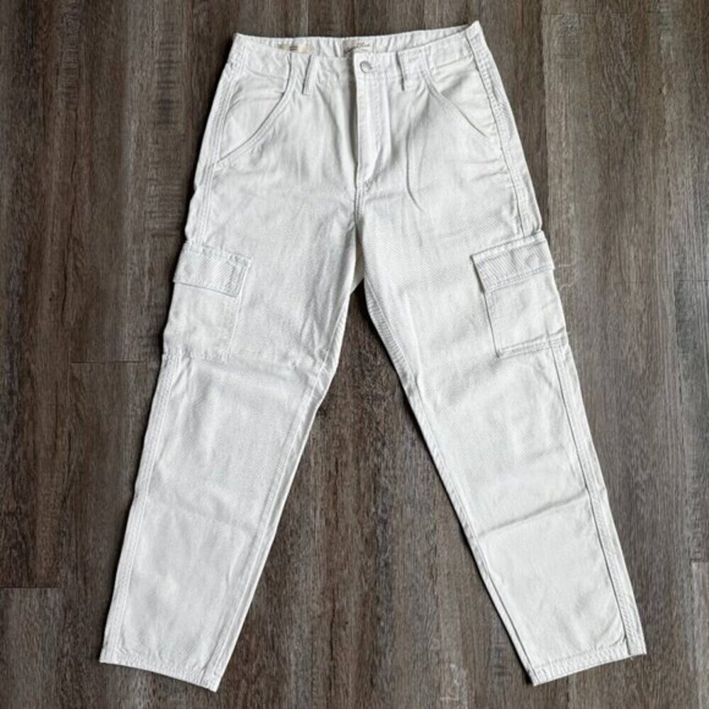 Universal Thread Off White Cargo Pants Boyfriend Size 4
